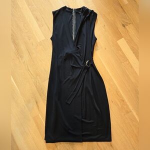 Ann Taylor Black Wrap Dress